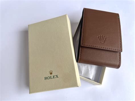 rolex leather container|rolex watch bag.